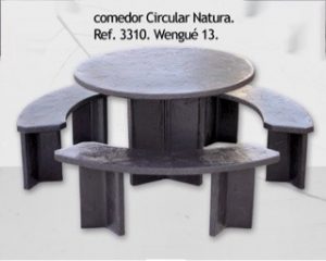 Comedor circular natura ref. 3310