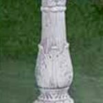 Esta columna tiene unas medidas de 56 cm de alto una base de 22 cm de diámetro y un peso de 20 kilogramos